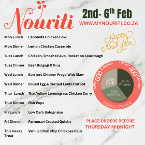 Meal Plan Subscription- Multiple weeks