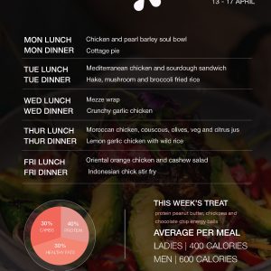 Nouriti Menu Week 16  | 13 - 17 April